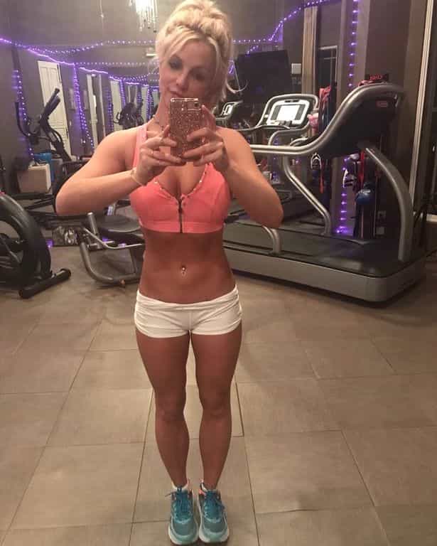 Spears claims she ran 100m in five seconds (Instagram: Britney Spears)