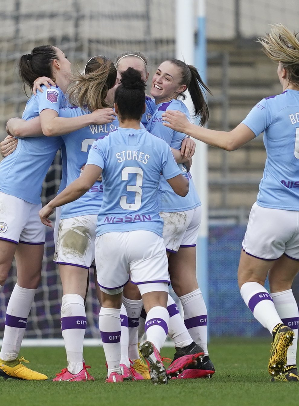 Manchester City are currently at the top of the WSL table (PA Images)