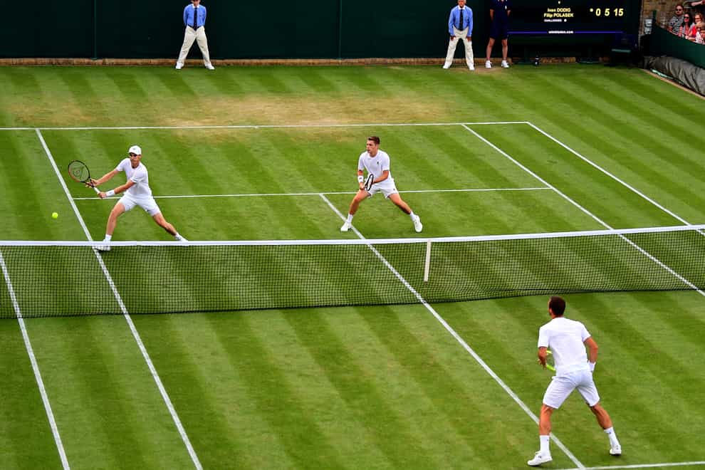 Jamie Murray (left) thinks this year's Wimbledon is likely to be cancelled (PA Images)