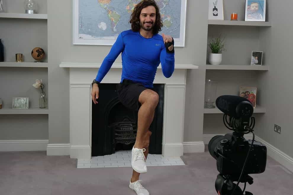 The 33 year-old has been giving daily PE lessons to help keep people fit during self-isolation (Instagram: Joe Wicks)