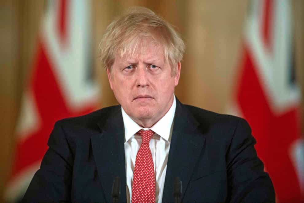 Boris Johnson was admitted to hospital for tests last night after persistent coronavirus symptoms (PA Images)