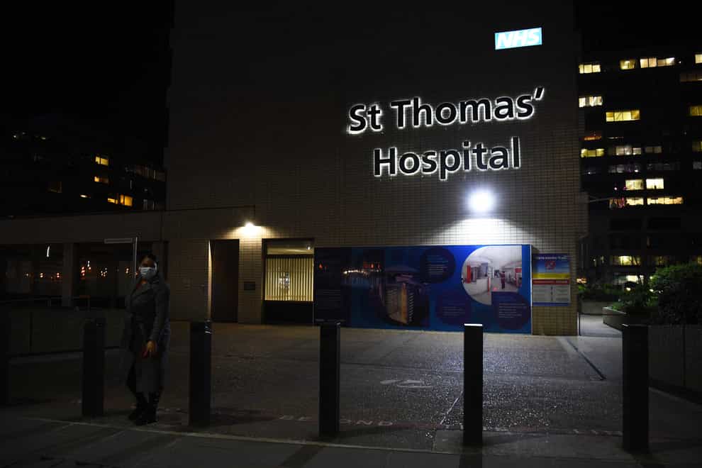St Thomas' Hospital London, where the Prime Minister has been moved into intensive care (PA Images)