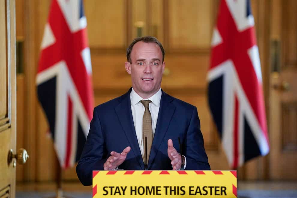 Raab will address the UK's lockdown strategy on Thursday (PA Images)