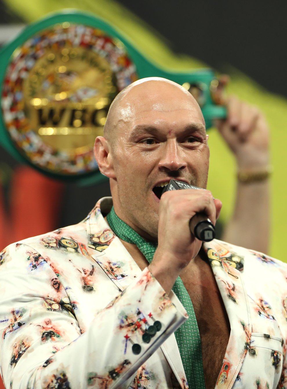 Fury returned to his home in Morecambe following his victory over Deontay Wilder (PA Images)