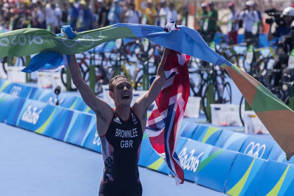 Brownlee won gold in the triathlon at both the London and Rio Olympics (PA Images)
