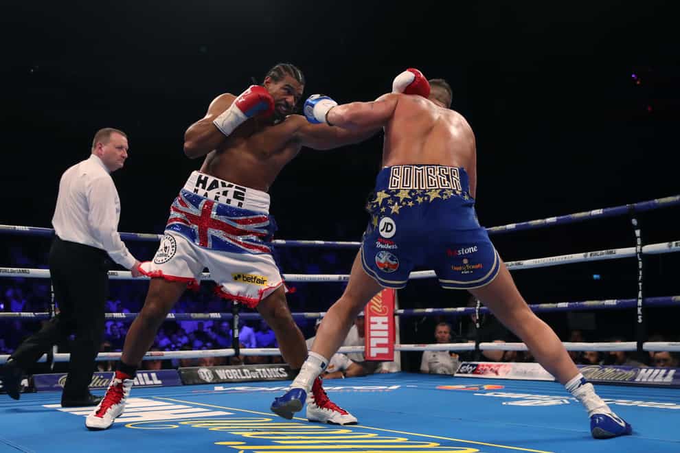 Haye lost the last two fights of his career against Tony Bellew (PA Images)