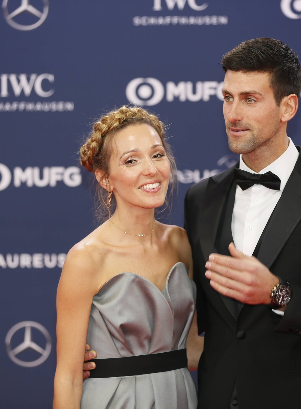 Novak allowed his wife Jelena to cut his hair while in lockdown (PA Images)