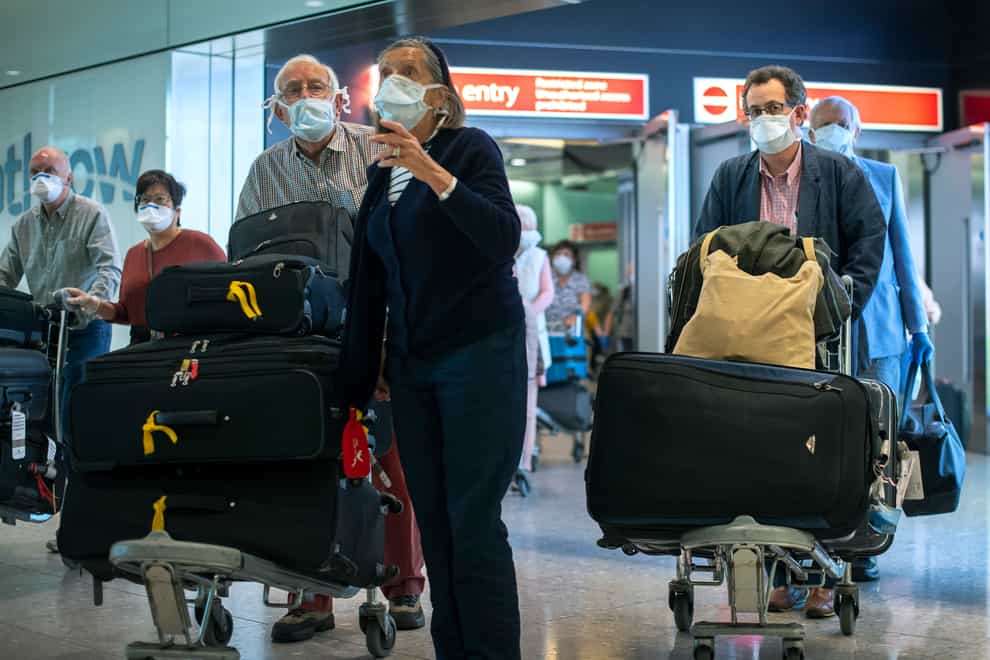 Countries carrying out temperature checks on arriving travellers are ‘perceived as being safer’ than the UK, according to the boss of Heathrow airport (Victoria Jones/PA)