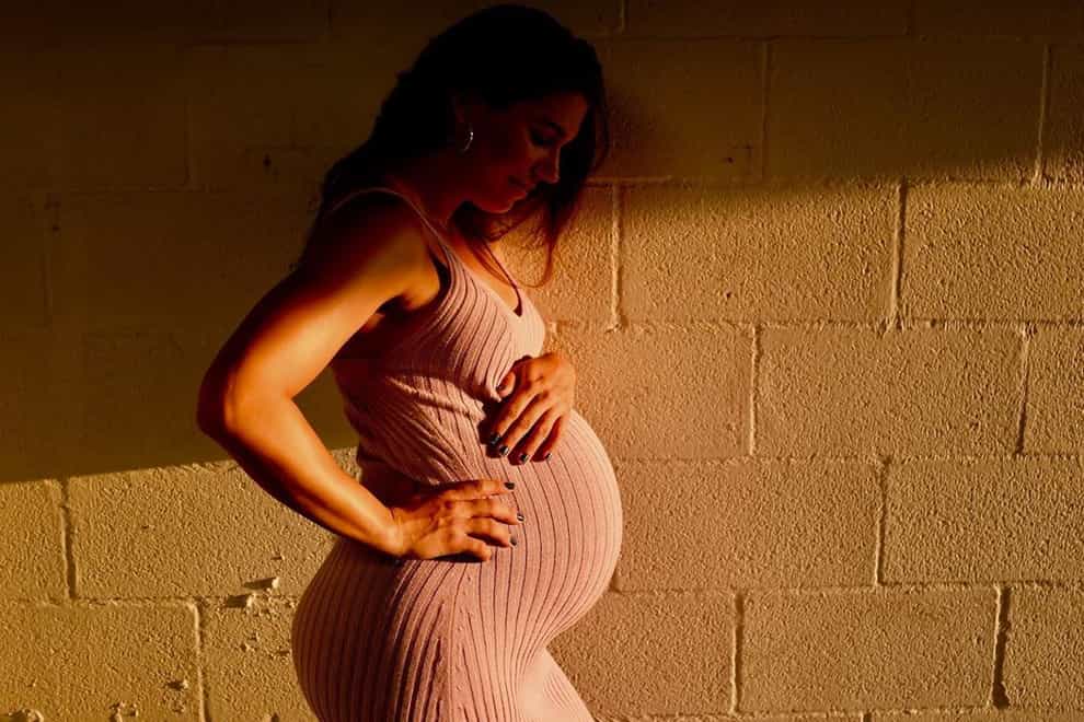 Morgan is nine months pregnant (Instagram: Alex Morgan)