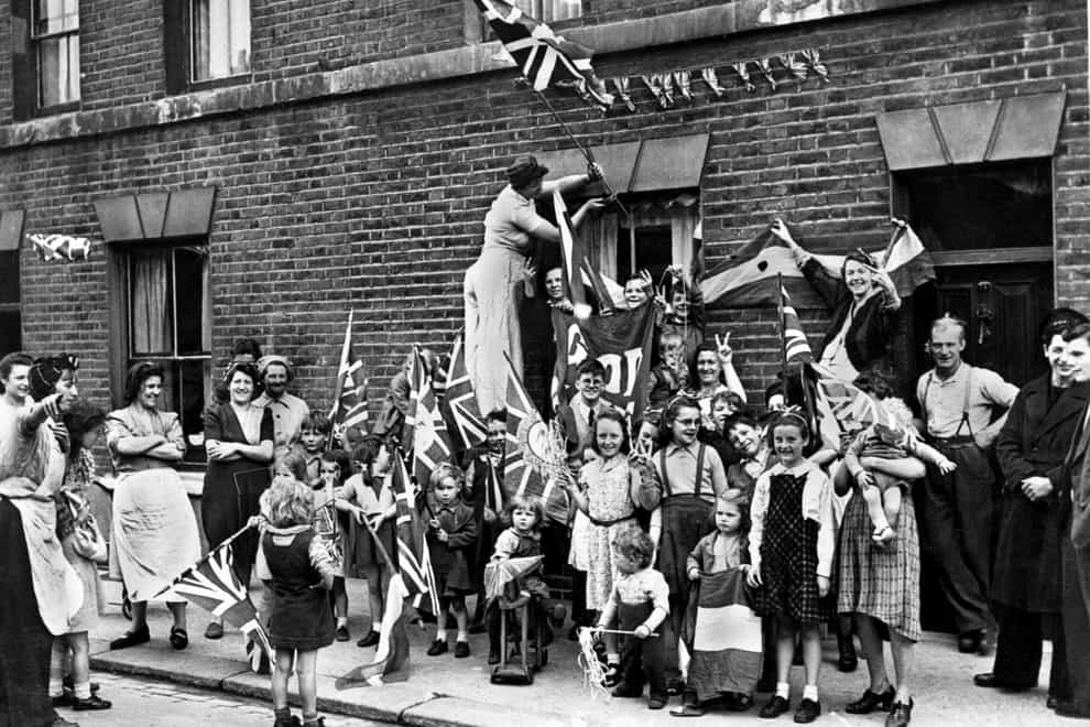World War Two – British Empire – Home Front – VE Day – London – 1945