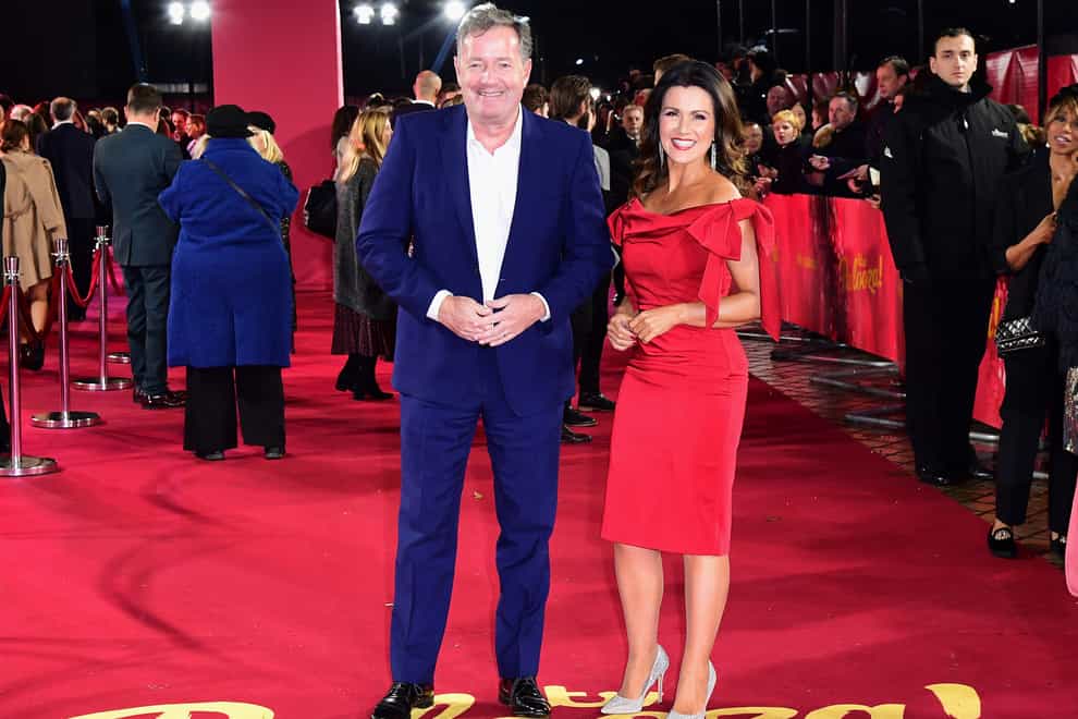 Piers Morgan, pictured with co-host on GMB Susanna Reid, has taken a coronavirus test after feeling unwell over the weekend (PA Images)