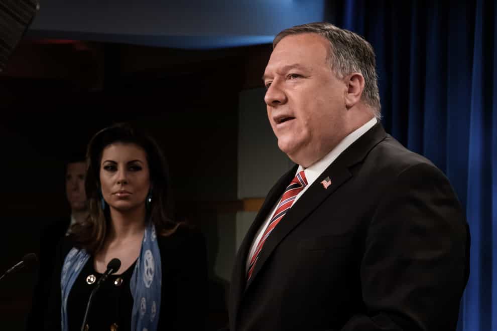 Mr Pompeo said on Sunday that there was evidence the virus came from a Wuhan laboratory (PA Images)