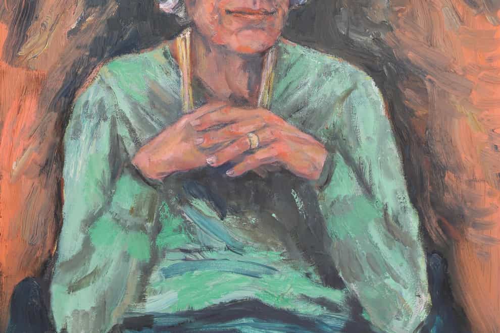 Dan Llywleyn Hall's portrait of Dame Vera Lynn