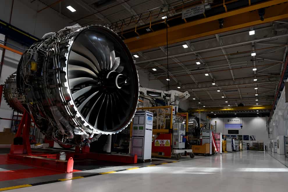 Rolls-Royce’s aero engine factory in Derby.
