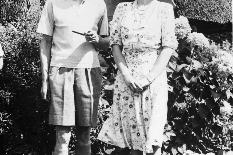 King George VI and Princess Elizabeth