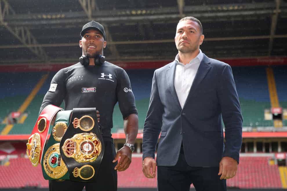 Joshua and Pulev were set to do battle at the Tottenham Hotspur Stadium on June 20 before the event was postponed (PA Images)