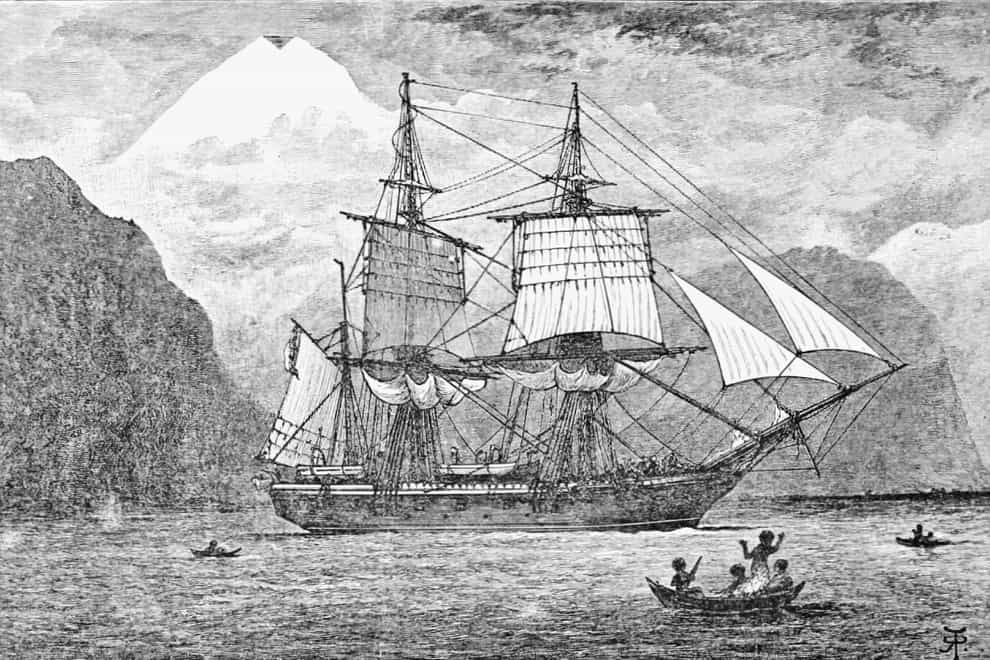 Charles Darwin's ship HMS Beagle