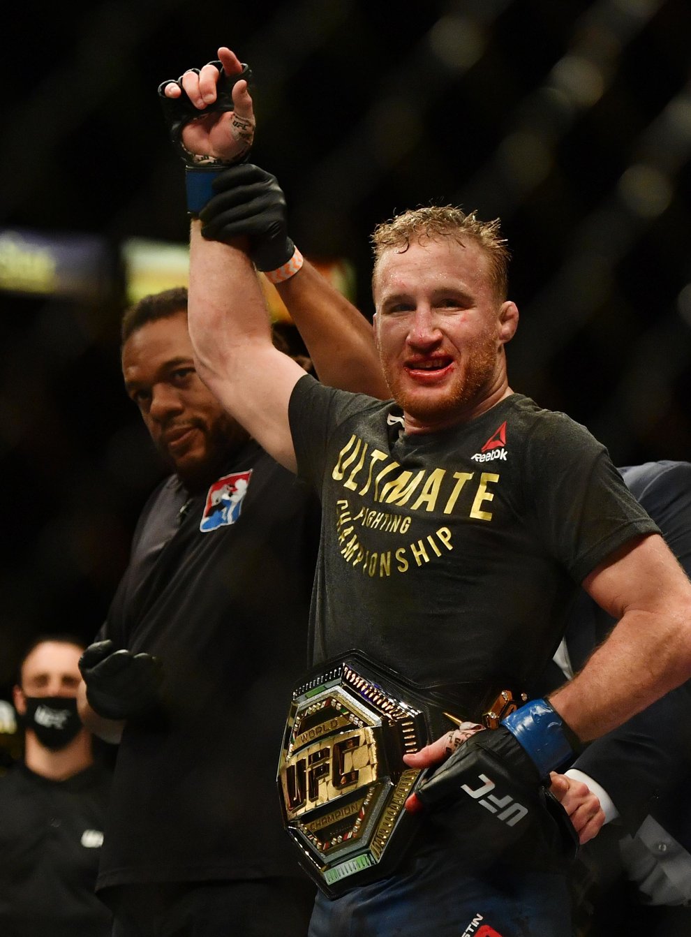 Gaethje put on a scintillating display to beat Ferguson at UFC 249 (PA Images)