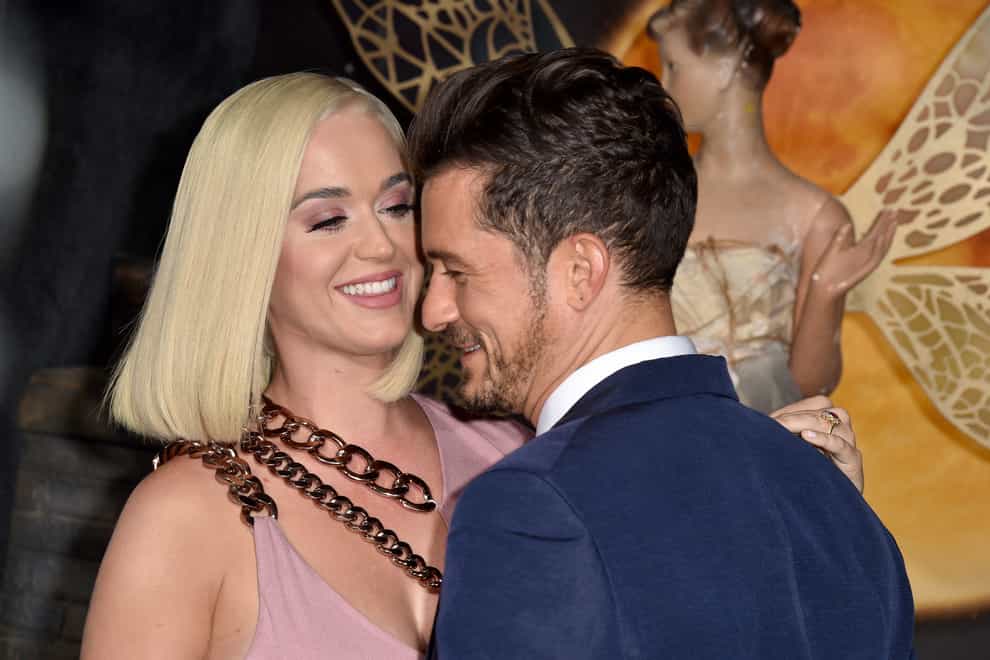 Katy Perry was greeted with a special sign from her unborn baby daughter (PA Images)