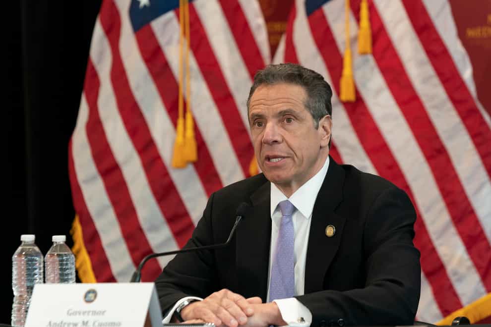 Governor Andrew Cuomo believes New York state is past the peak of the virus (PA Images)