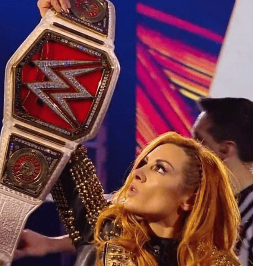 Lynch handed her title over to Asuka on Monday night (Instagram: @beckylynchwwe)