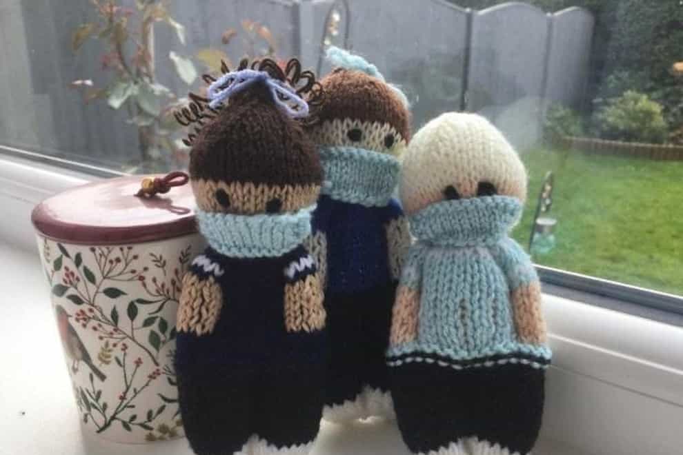 Knitter makes dolls to cheer up nurses
