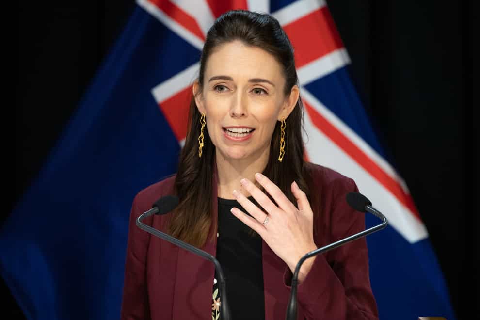 The New Zealand PM could not skirt around the guidelines for a table (PA Images)