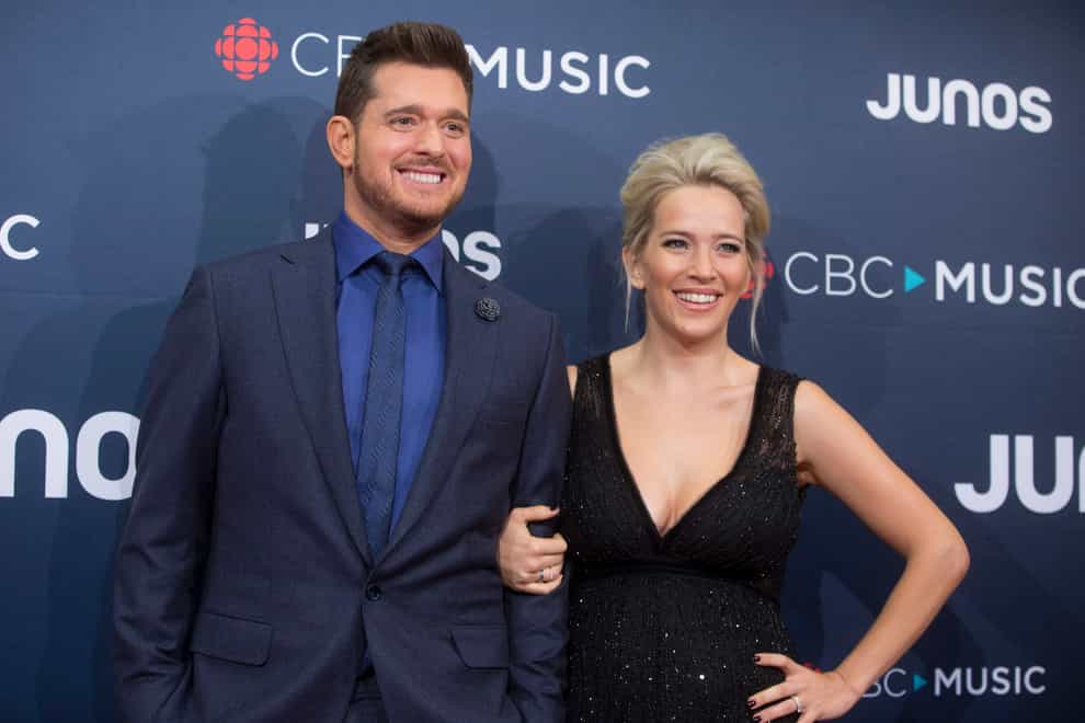 Buble elbowed his wife while on Instagram live which triggered 'abuse' accusations (PA Images)