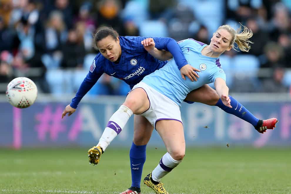 Chelsea and Manchester City were battling for the WSL title this season (PA Images)