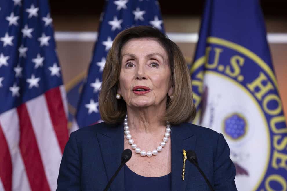 Pelosi has shared her worries for Trump after he admitted to taking an anti-malaria drug (PA Images)