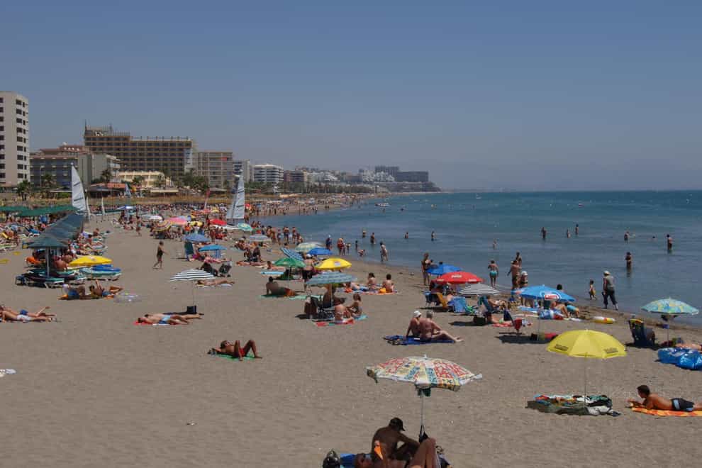 Costa del Sol beach near Torremolinos
