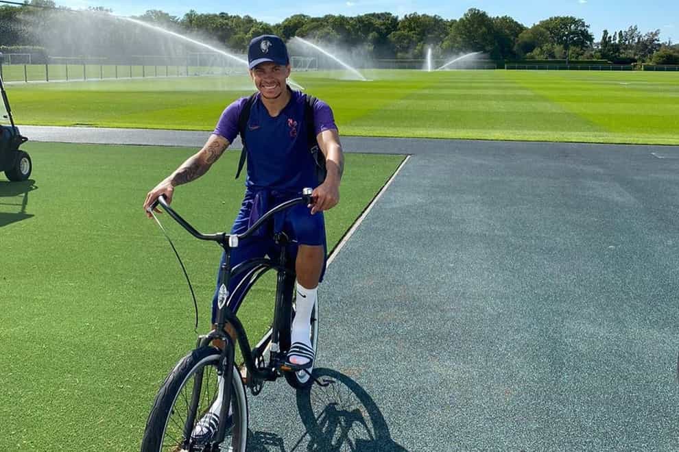 Dele Alli was among the Spurs players who returned to training after more than two months away