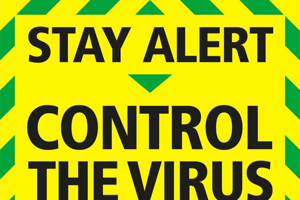 The updated coronavirus slogan