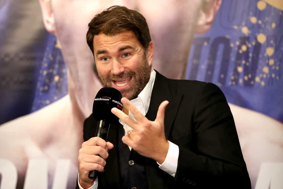 Hearn has revealed plans to stage boxing shows in the garden of Matchroom's headquarters (PA Images)