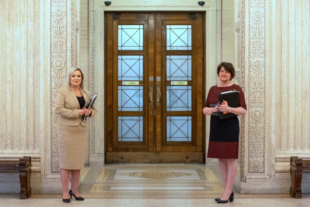 Arlene Foster and Michelle O’Neill