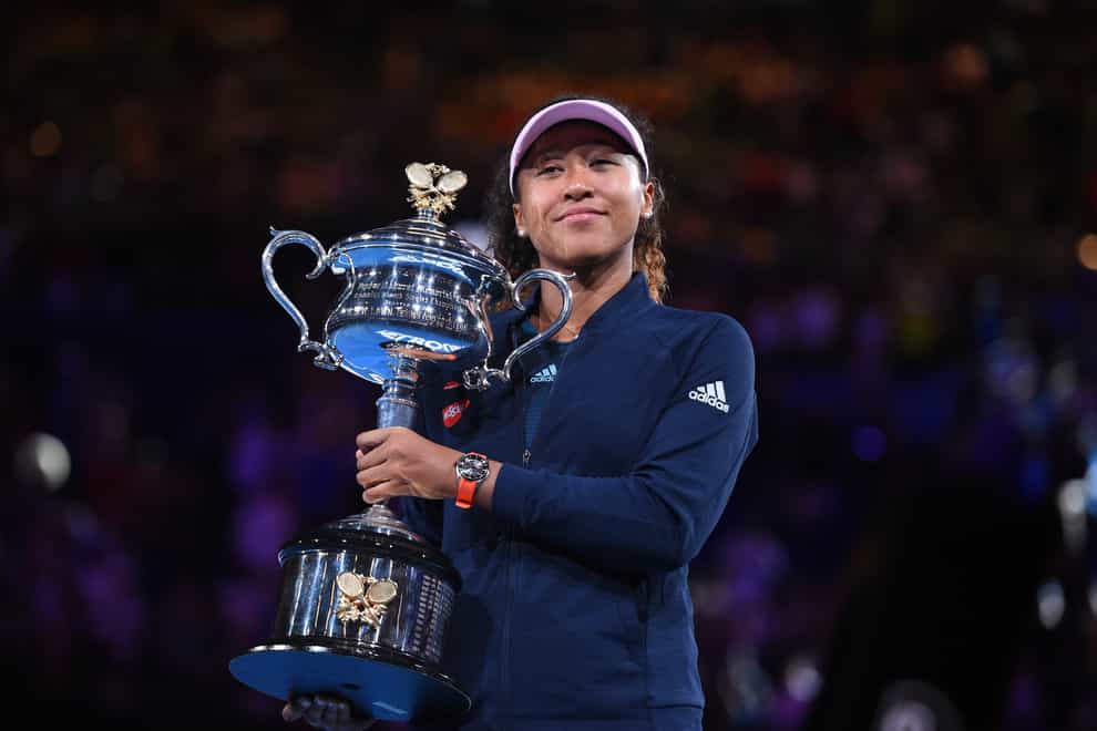 Osaka has won the US Open and Australian Open titles