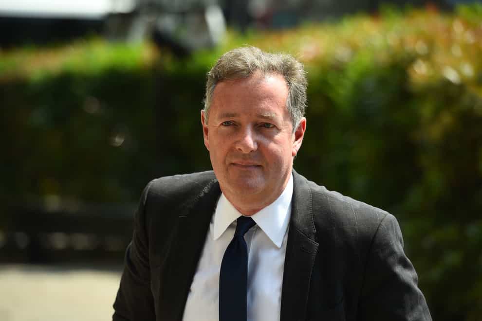 <p>Piers wanted to remain optimistic about the news of a vaccine</p>