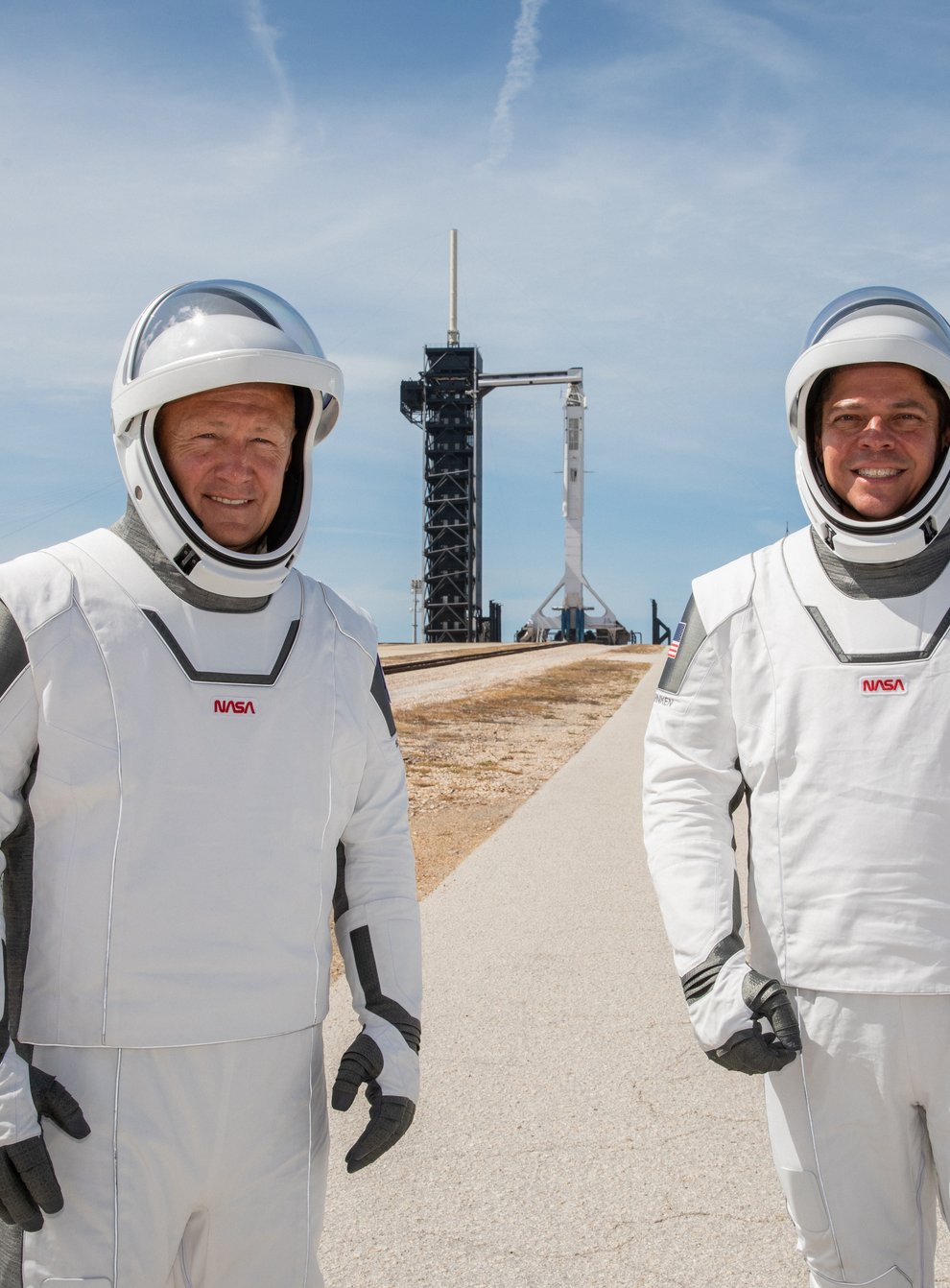 Nasa astronauts Douglas Hurley and Robert Behnken