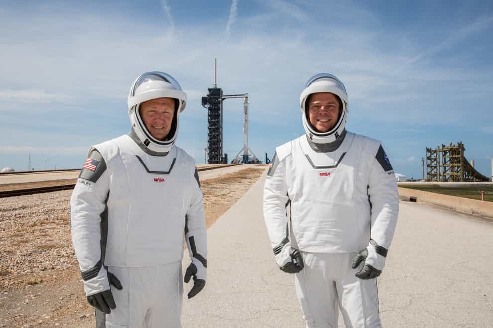 Nasa astronauts Douglas Hurley and Robert Behnken