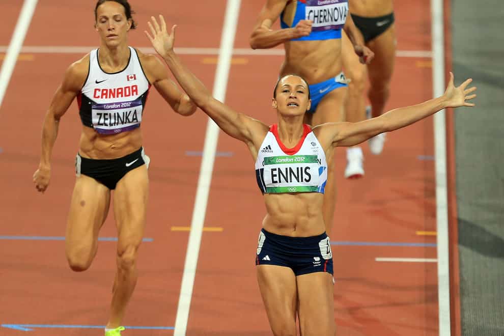 Jessica Ennis-Hill became Olympic champion on home turf at London 2012