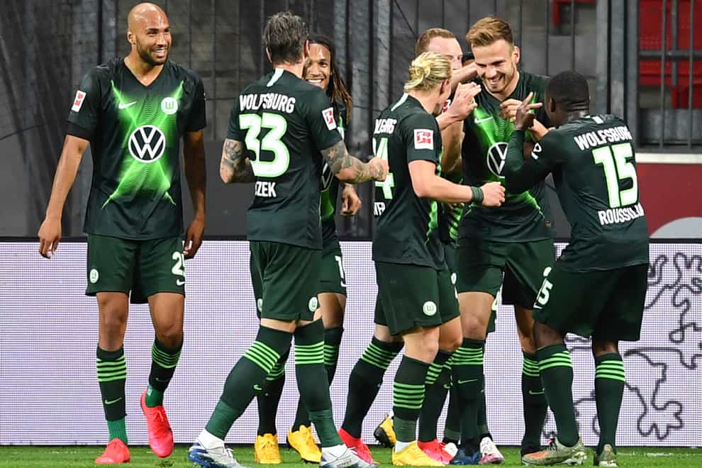 Wolfsburg secured a shock win at Bayer Leverkusen