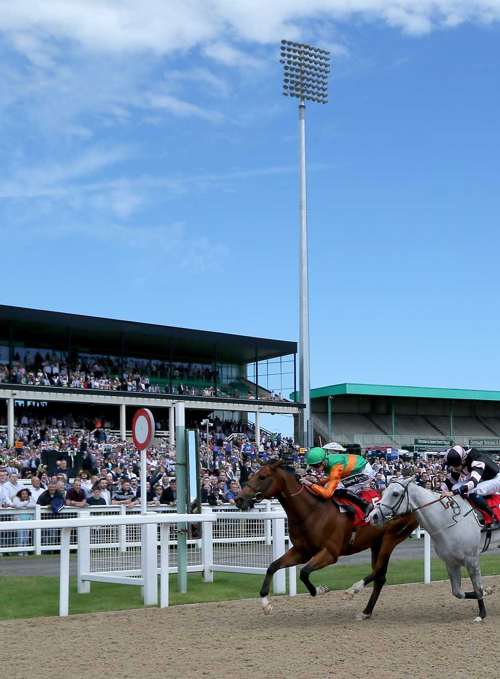 Newcastle will play host to the first fixture when racing resumes in Britain on June 1