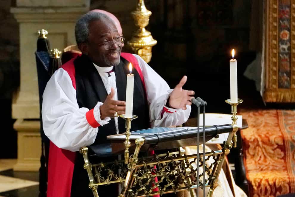 The Most Rev Bishop Michael Curry, who gave a sermon at Harry and Meghan's wedding