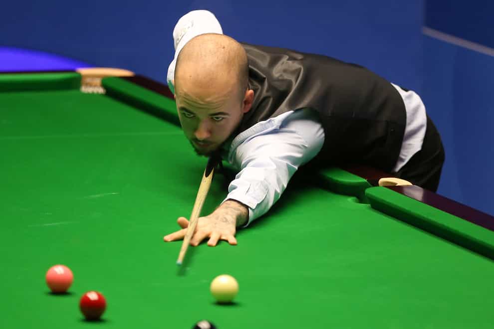 Luca Brecel progressed into the next stage of the Championship League (Nigel French/PA)