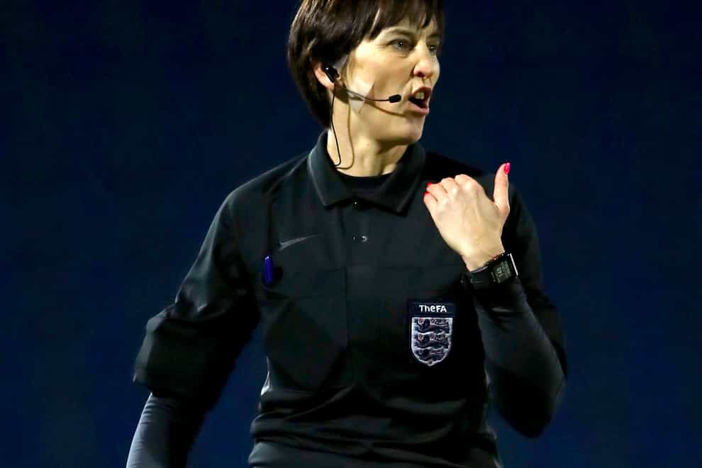 Jane Simms is one of many female referees working for the FA