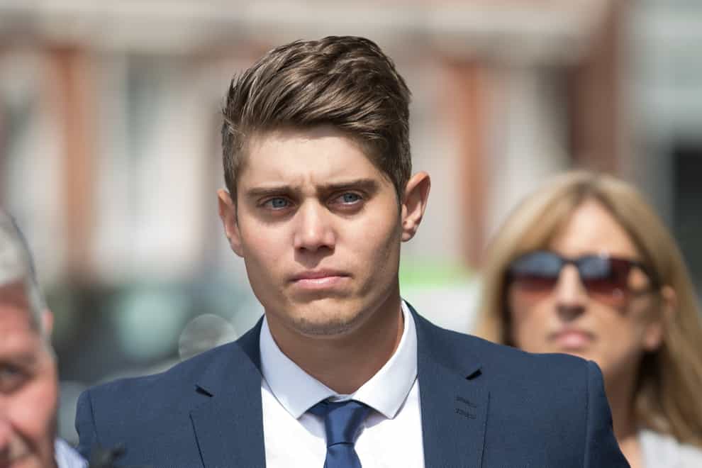 Cricketer Alex Hepburn, 24, jailed for raping a sleeping woman in his team-mate’s bedroom challenging his conviction at the Court of Appeal (Aaron Chown/PA)