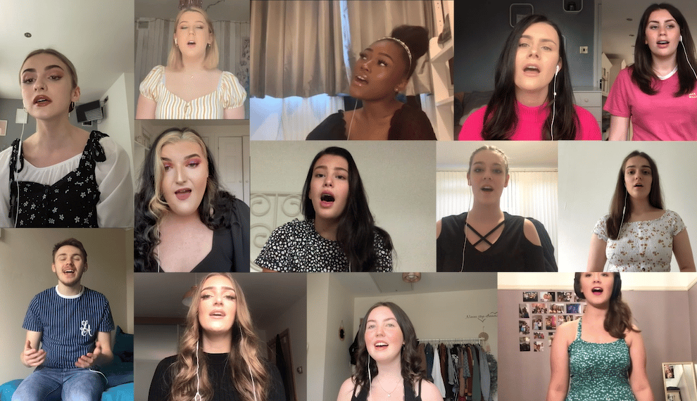 Northampton College choir records lockdown cover of Somewhere Over the Rainbow