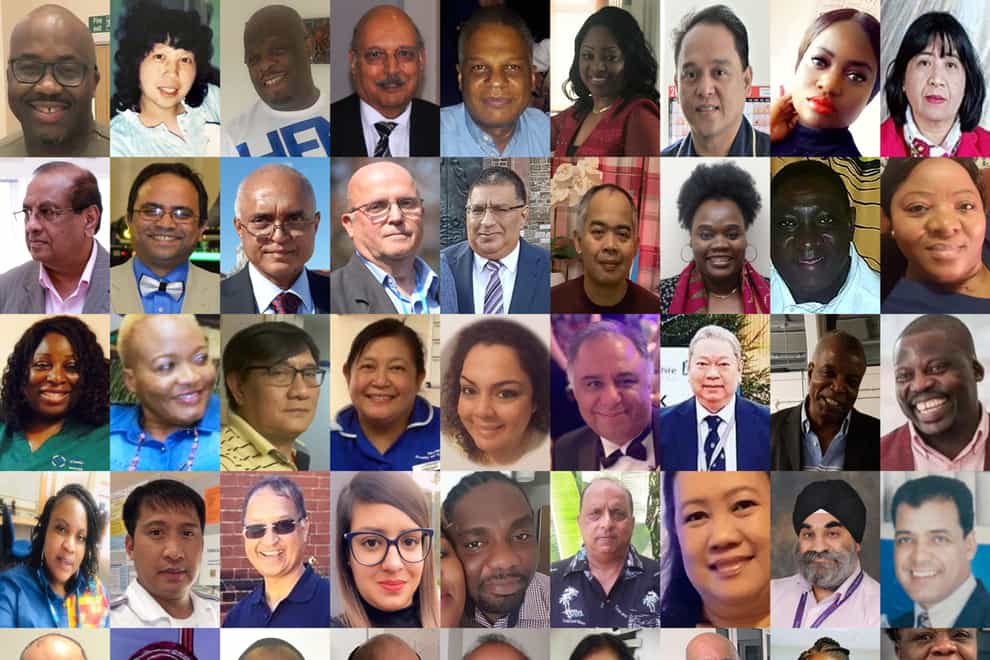 BAME healthcare staff who have died during the Covid-19 pandemic