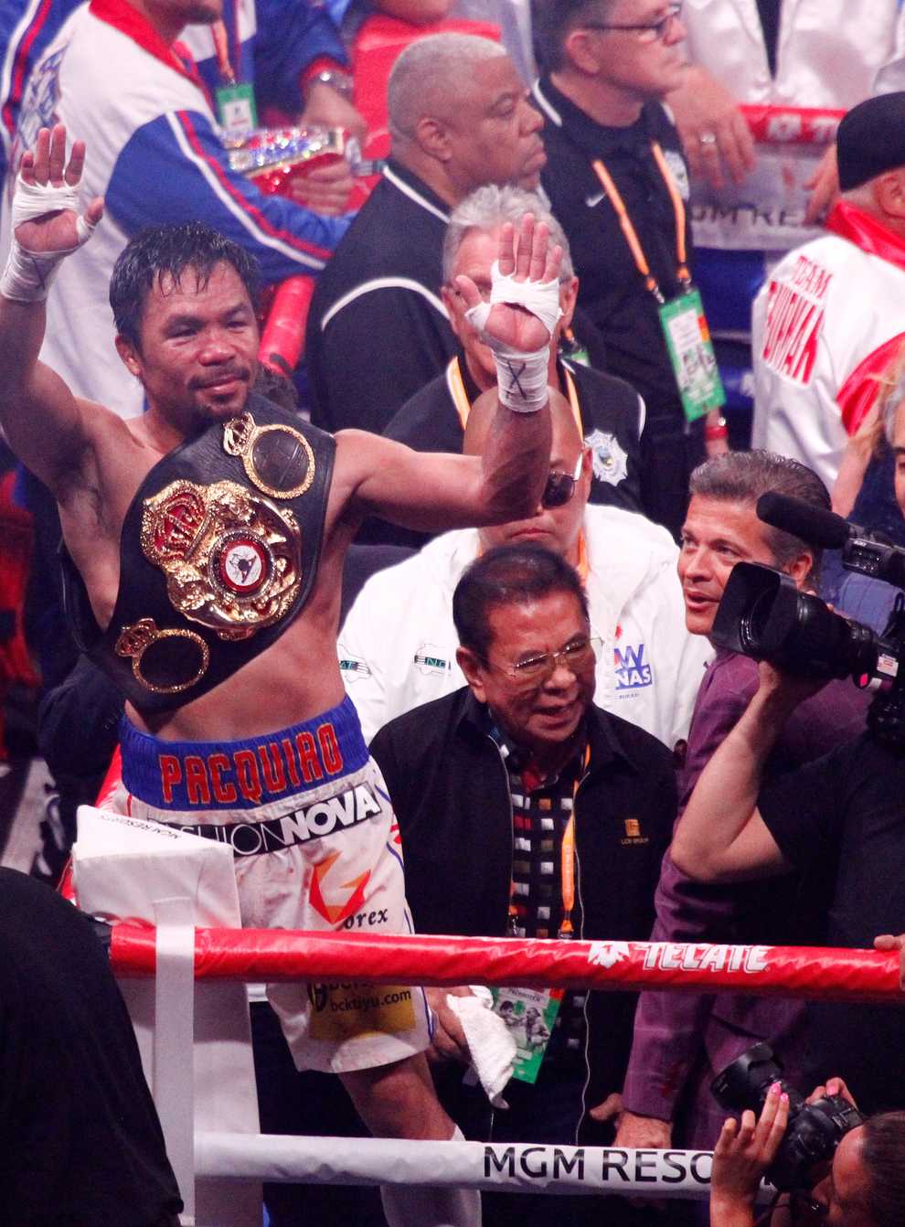 Pacquiao has not boxed since beating Keith Thurman in July 2019