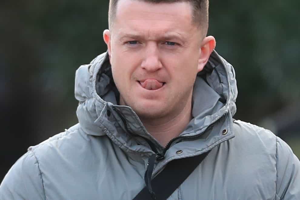 Tommy Robinson (Aaron Chown/PA)